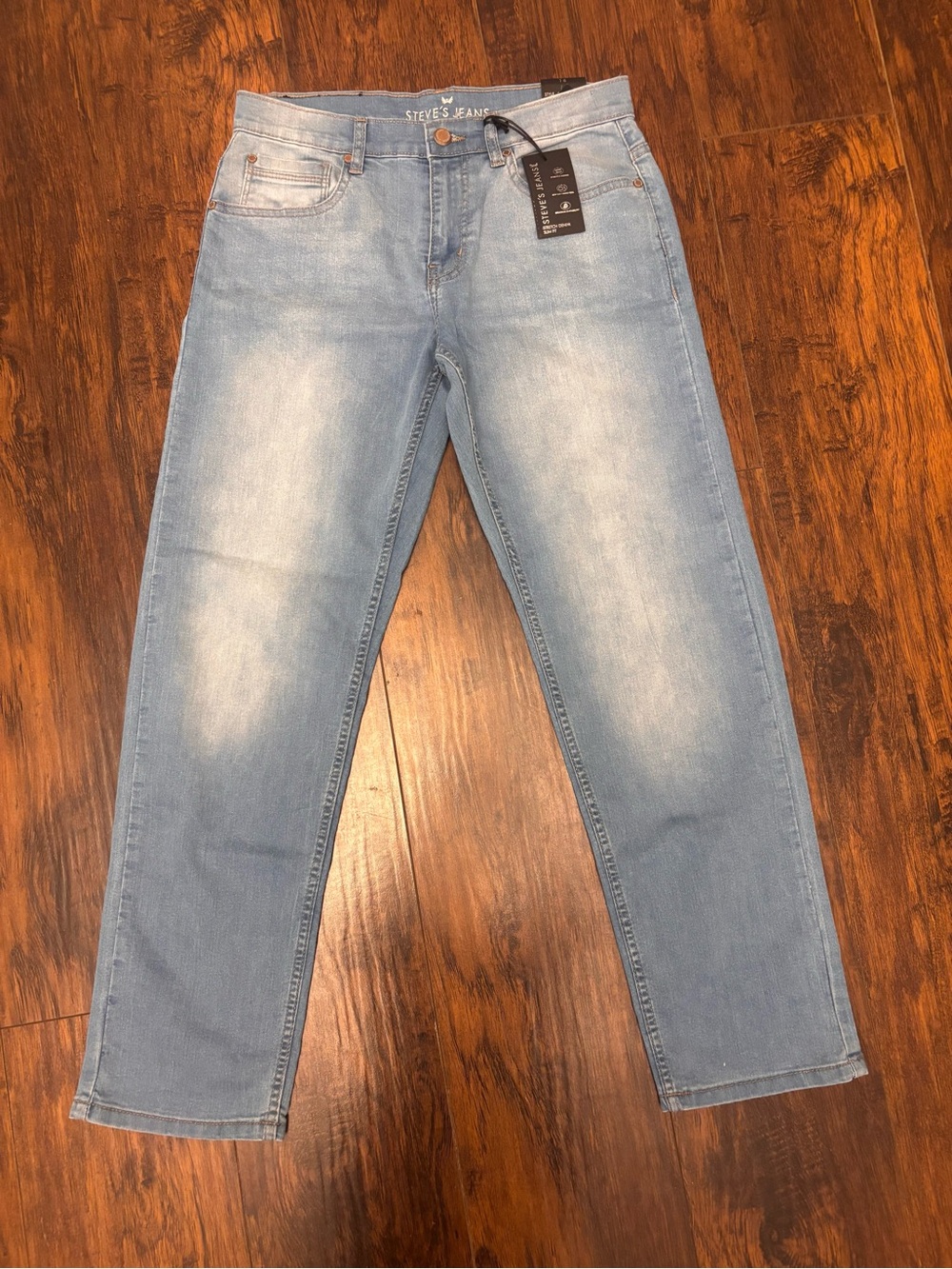 NWT Steve’s Jeans Women’s Size 16 Slim Fit Light Wash Stretch Denim